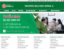 Tablet Screenshot of donga.edu.vn